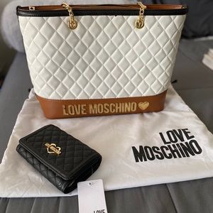 Love moschino bag & wallet set